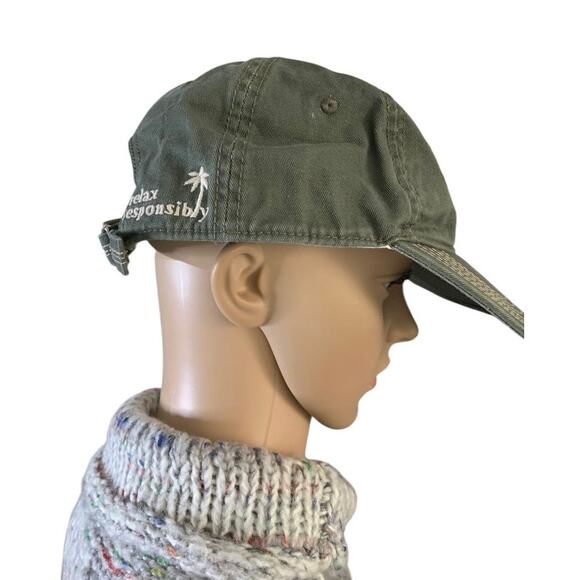 Corona Extra Army Green Cap Adjustable Vented Hat Relax Responsibly Unisex - Picture 3 of 9